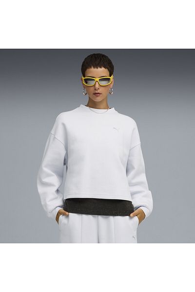 Puma Wardrobe Essentials Oversized Crew Women