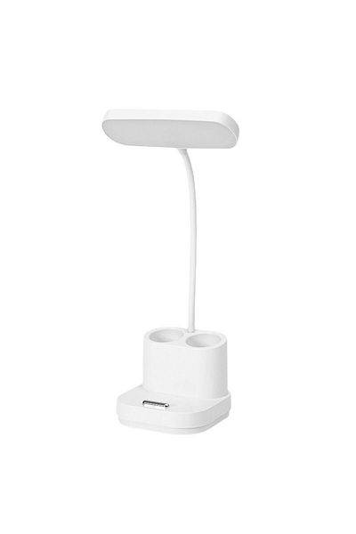 Tescomak Eye-protection LED desk lamp with white stand