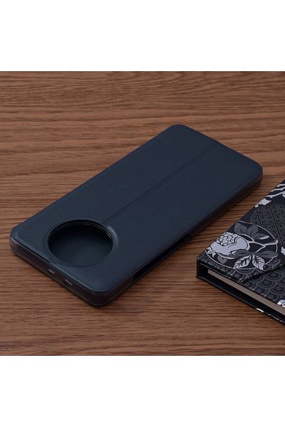 Techsuit Husă pentru Xiaomi Redmi Note 9T - Seria eFold - Albastru închis
