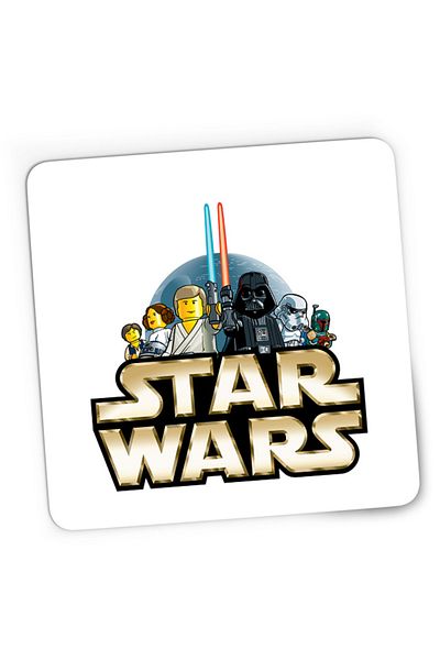 OEM Mousepad Gaming Star Wars Princes Darth Vader Planets Laser, 21x19 см