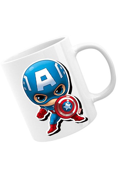 OEM Cana Captain America Chibi Action Joe Simon Jack Kirby, alba, 330 ml
