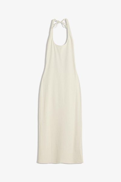 Bershka Textured midi dress