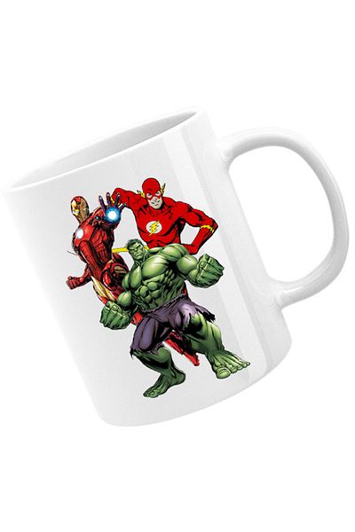OEM Cana Ironman Hulk Flash Flying Hero Fantasy Comic Books, alba, 330 ml