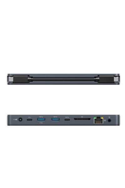 3DHyperStudio Hyper | HyperDrive Uniwersalna stacja dokująca Silicon Motion USB-C 10-w1 Dual HDMI | Ethernet LAN