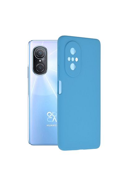 Techsuit Husă pentru Huawei nova 9 SE - Silicon cu margini moi - Albastru denim