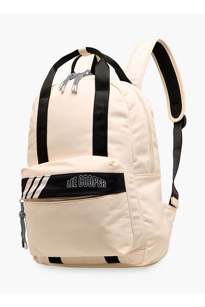 Lee Cooper حقيبة ظهر بألوان متعددة مع أحزمة كتف قابلة للتعديل وسحاب للإغلاق - 13 × 30 × 40 سم
