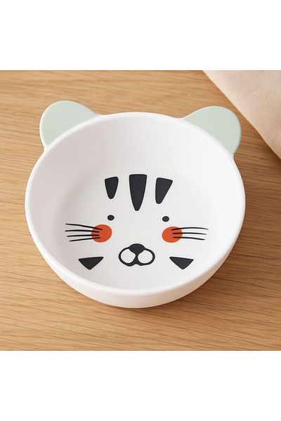 Gift Design Excellent Houseware children's bowl, 100% melamine, diameter 15 cm, matte finish, kitty