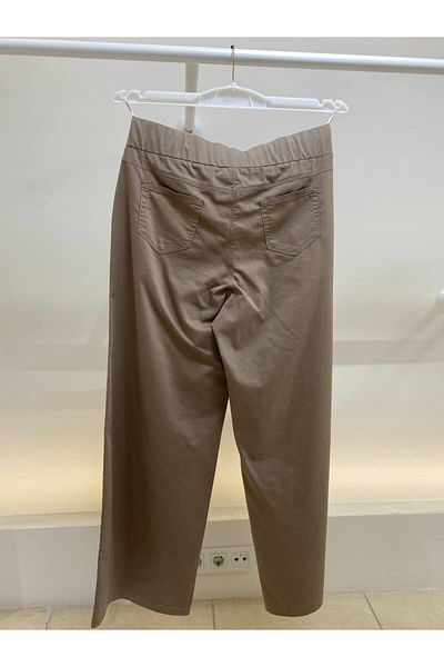 EXİTLİNE Women's Summer Straight Waist Stone Printed Drawstring Pants