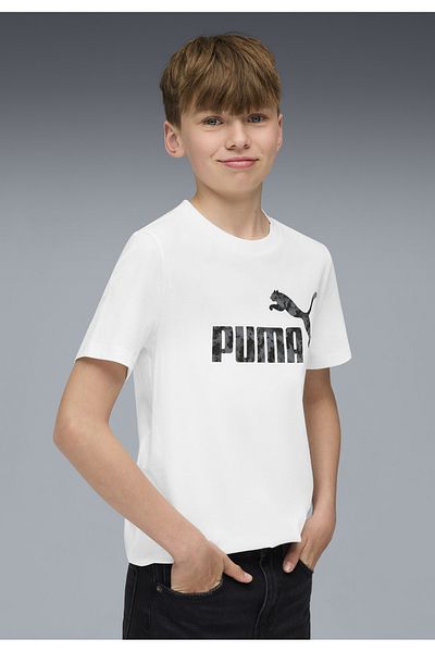 Puma Essentials Camo Tee Youth