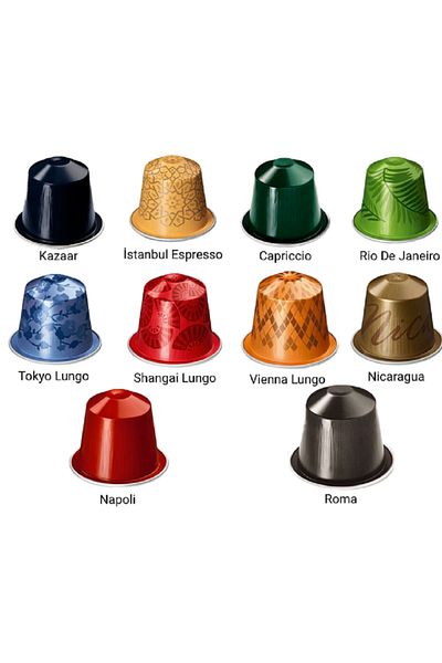 Nespresso Popular 100 Pieces Capsule Coffee