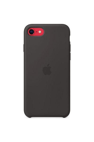 Apple Carcasă de protecție pentru iPhone SE 2, silicon, neagră