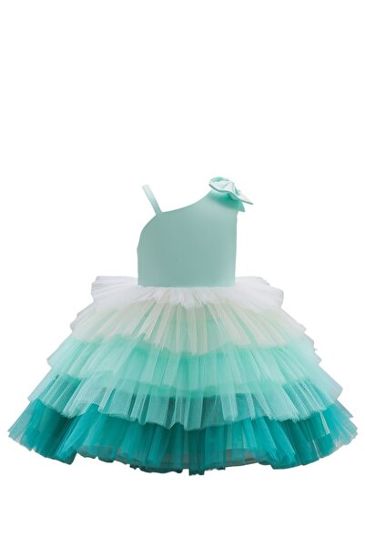 ddaniela فستان حفلات ملون باللون الأخضر إيميلي من دي دانييلا