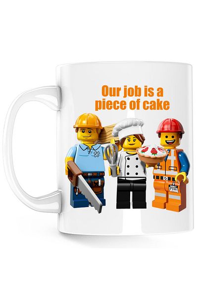 OEM Cana Jobs Piece of Cake Easy Delicious Food, alba, 330 ml