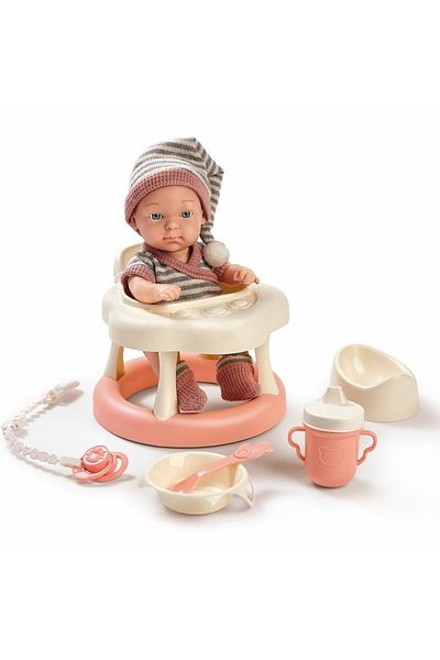 rexa Baby doll Mappy, 23 cm, With walker, potty and 4 accessories