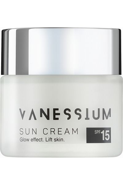 Vanessi Cremă solară Vanessium cu efect de strălucire și lifting SPF 15