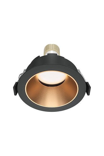MAYTONI Share Spot DL053-01BMG, recessed, 1xGU10, black+gold, IP20,