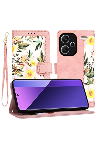 Techsuit Husă pentru Xiaomi Redmi Note 13 Pro+ 5G - FlipCraft - Roz Inspirat