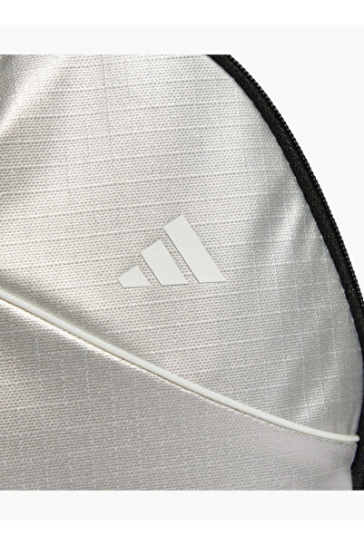 adidas Logo Print School Backpack with Adjustable Straps and Zip Closure - 9x29x36 cms