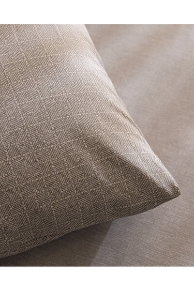 Madame Coco Odette Single 100% Cotton Ranforce Fitted Sheet Set - Gray