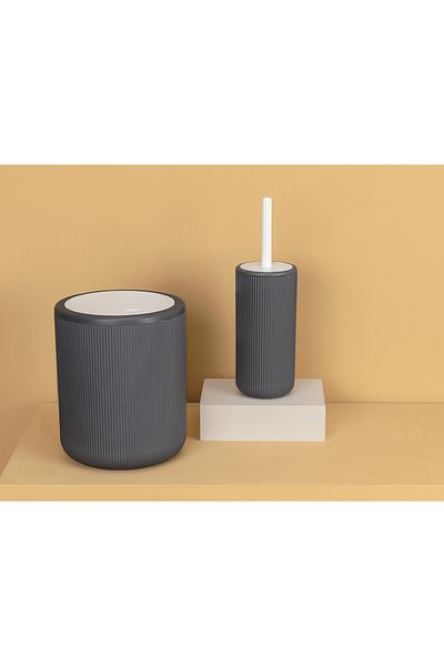 Madame Coco Martre 2-Piece Bathroom Set - Soft Gray