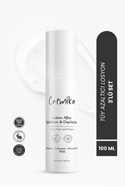 cremika Kozmetik Tüy Azaltıcı Losyon – Epilasyon Sonrası Kullanım, Patentli F...