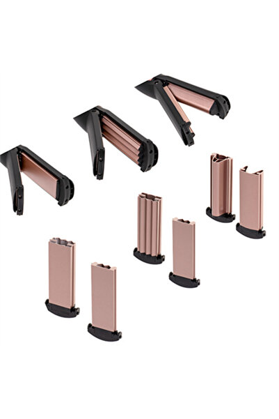 CAMRY Hair styling device 5in1 CR 2024, 50W, Ceramic coating, Black/pink