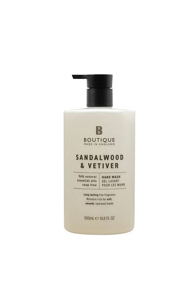 Boutique Liquid soap with sandalwood & vetiver scent, Boutique, 500 ml