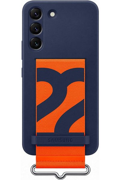 Samsung Silicone Cover Strap for Galaxy S22, EF-GS901TNEGWW, Navy