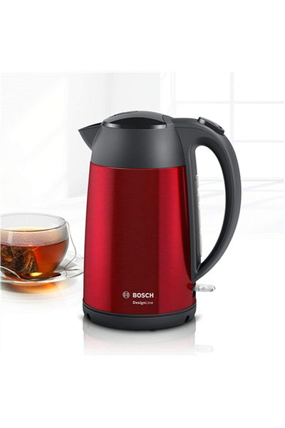 Bosch | Czajnik | DesignLine TWK3P424 | Elektryczny | 2400 W | 1,7 L | Stal szlachetna