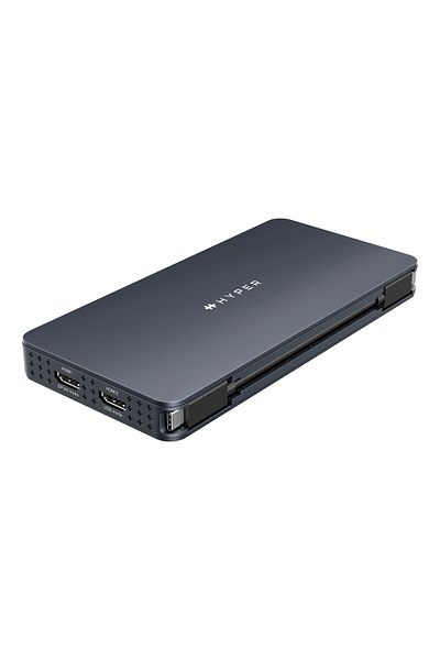 3DHyperStudio Hyper | HyperDrive Uniwersalna stacja dokująca Silicon Motion USB-C 10-w1 Dual HDMI | Ethernet LAN