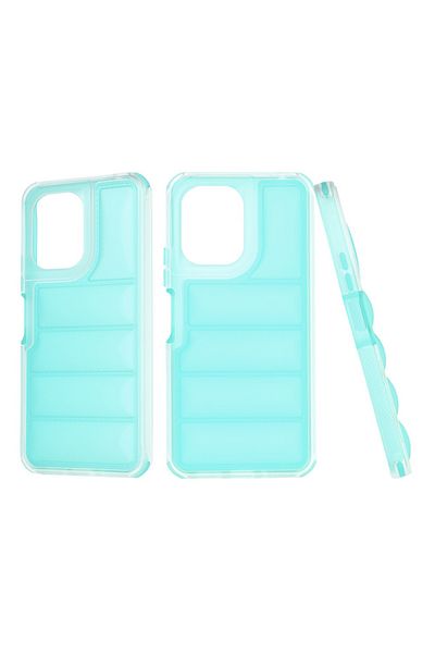 Techsuit Case for Xiaomi Redmi 13C 4G / 13C 5G / Poco M6 / C65 - Wave Shield - Turquoise