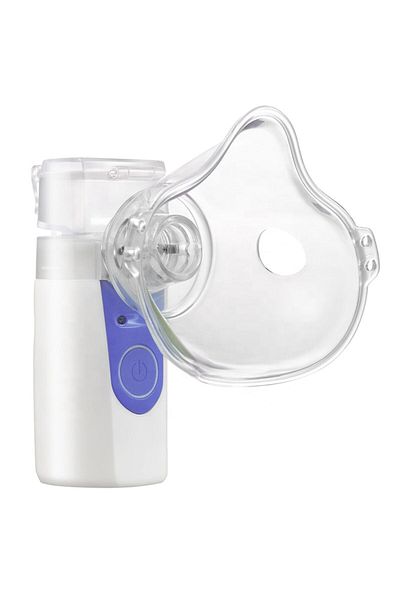 WowStep Aerosol device, nebulizer, clinically validated, ultrasonic, Mesh technology, accessories, white/purple