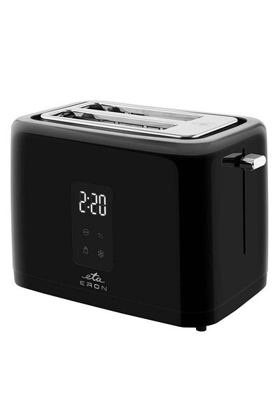 ETA Eron 8166 90000 toaster, 2 slices, 930 W, 7 heating levels, LED, touch control, stainless steel