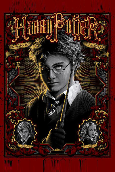 Hayal Poster Harry Potter 20x30 UV Baskı MDF Retro Ahşap Poster Tablo