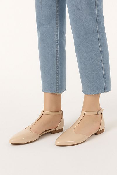 apelles Shoes Daily Women's Flats with Ankle Belt