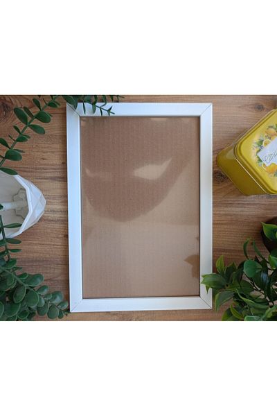 Wooden Factory White 21X30 Picture/Photo Frame – A4 Size, Decorative – Wall Hanging Model
