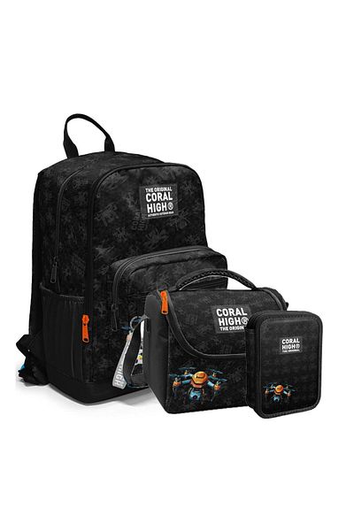 Coral High Set de 3 genți de școală pentru copii (NOU)