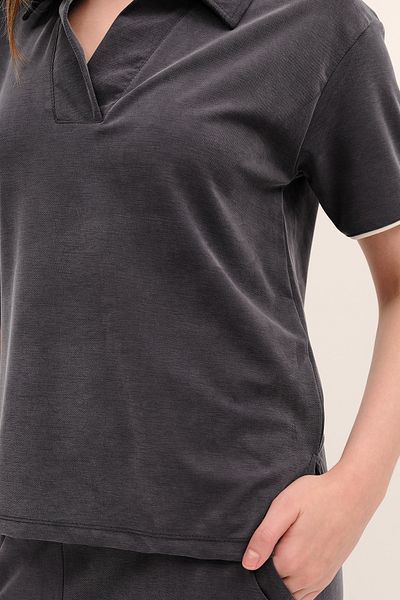 Addax Polo Collar Piping Bottom-Top Set Tkm13939