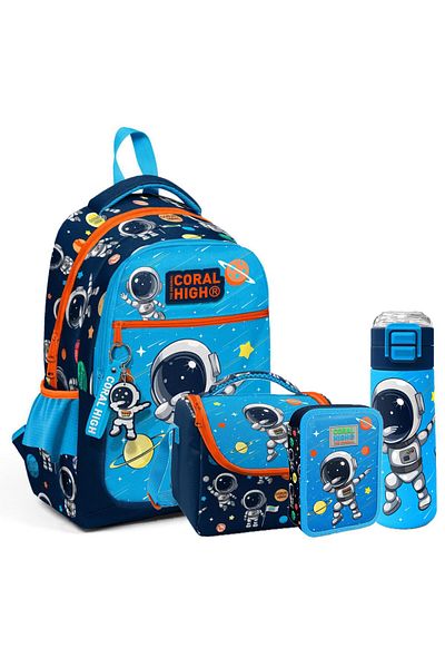 Coral High Set de 4 genți de școală pentru copii (NOU)