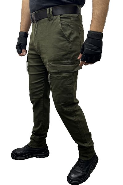Polviton Men's Cargo Pants Tactical Outdoor Combat with Pockets