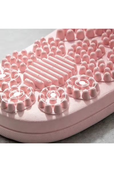 Modares Store Refleks Ayak Masaj Terliği 36-38 Beden Pembe