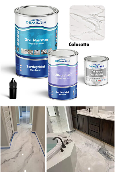 Demarin Sıvı Mermer Takım ( Liquid Marble Kit )