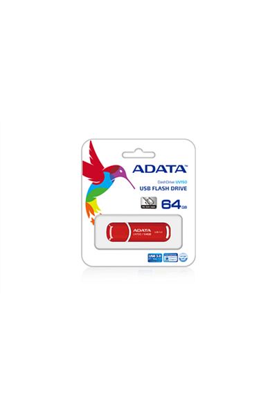 Adata UV150 64 GB USB 3.0 w Kolorze Czerwonym