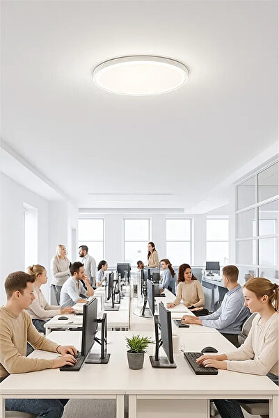 luxshome Tavana Sıfır Led Modern Avize Aydinlatma Gün Işığı Yüksek Lumen Güçlü Işık Balkon-mutfak-ofis-salon