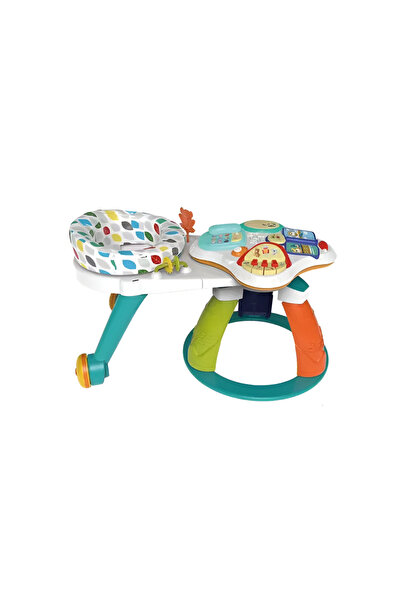 rexa مجموعة لعب 3 في 1 لكرسي وطاولة مشاية دوارة للأطفال