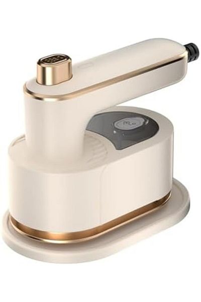 Yuwell YU WELL Portable Handheld Steam Iron Mini Travel Iron Fabric Garment Ironing (Off-White)