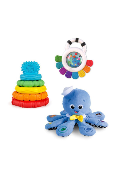 Baby Einstein مجموعة هدايا بحر الحواس من أوبس، مكونة من 3 قطع