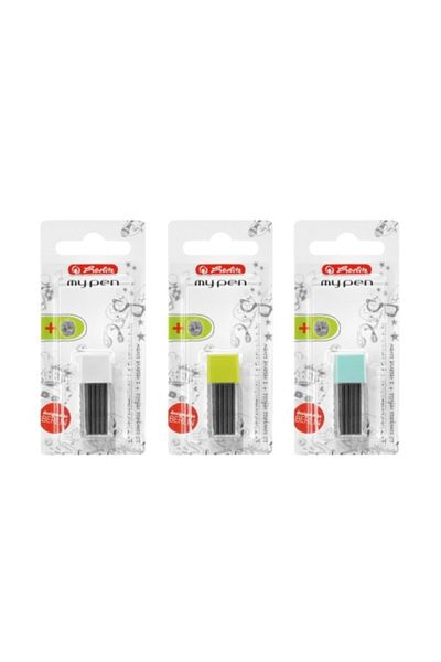 Herlitz Compass Lead Refill My.pen, Set Of 10, Assorted Colors