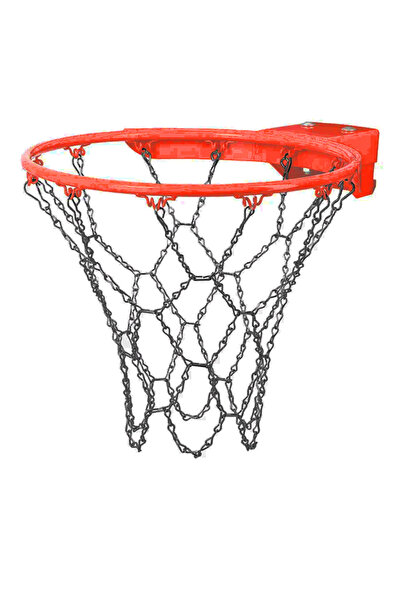 AVESSA DBF-10 Demir Basketbol Filesi - Çelik Zincir Yapı - 54 cm Uzunluk - Çi...
