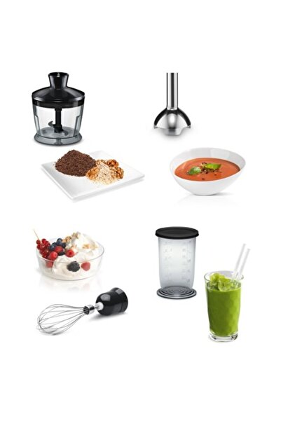 Bosch | CleverMixx MSM2650B | Blender | Hand Blender | 600 W | Number of speeds 12 | Chopper | Black